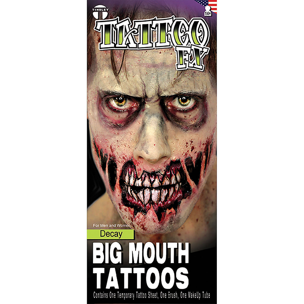 Decay Big Mouth Tattoo FX Kit for Easy Application and Maximum Character Creation Effects