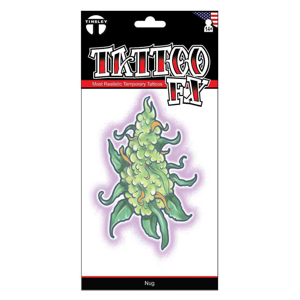 Tinsley Transfers Nug Temporary Tattoo for Spooky Halloween Costume Parties and Unique Festival Looks
