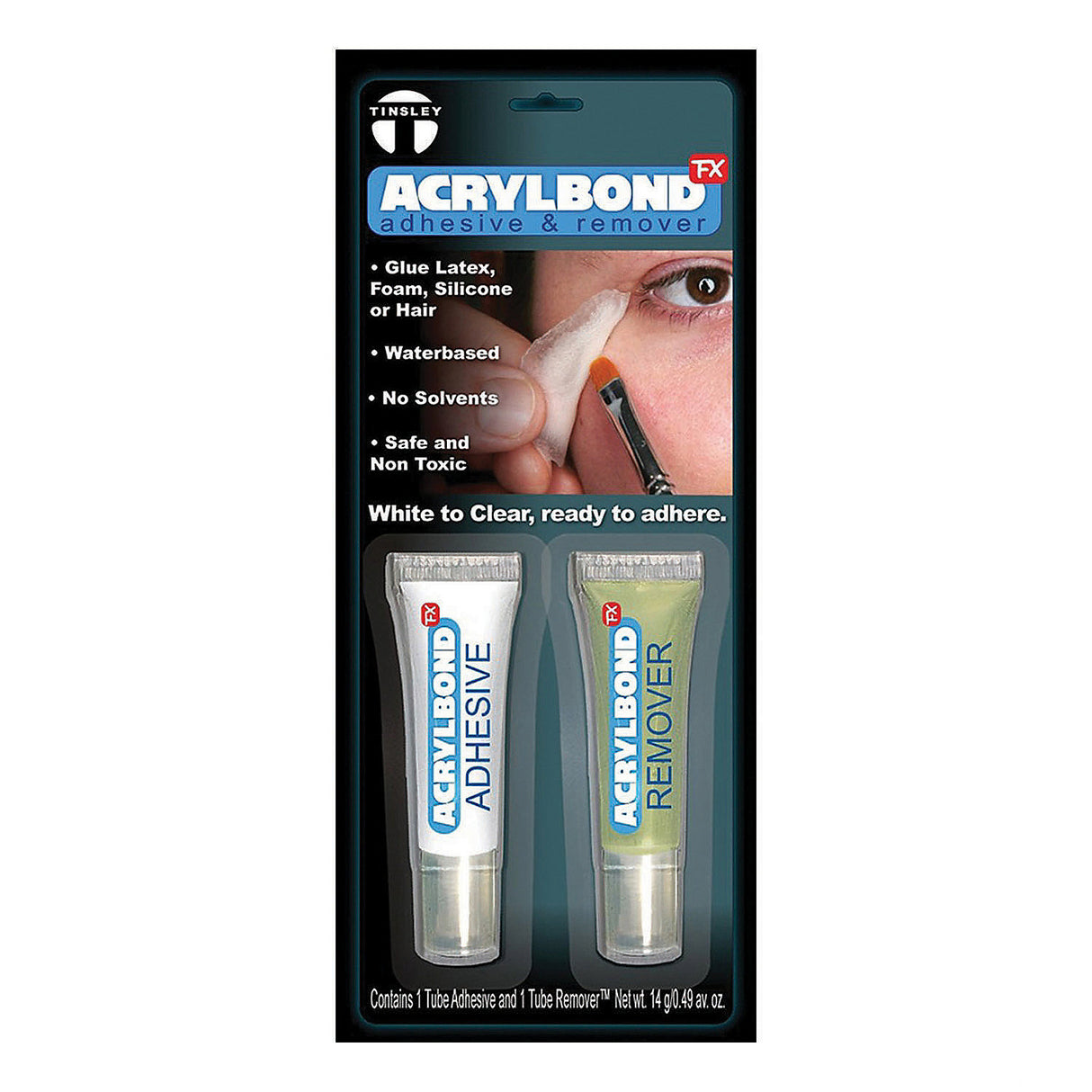 Acrylbond Water Based Adhesive for Halloween Makeup and Special Effects Applications