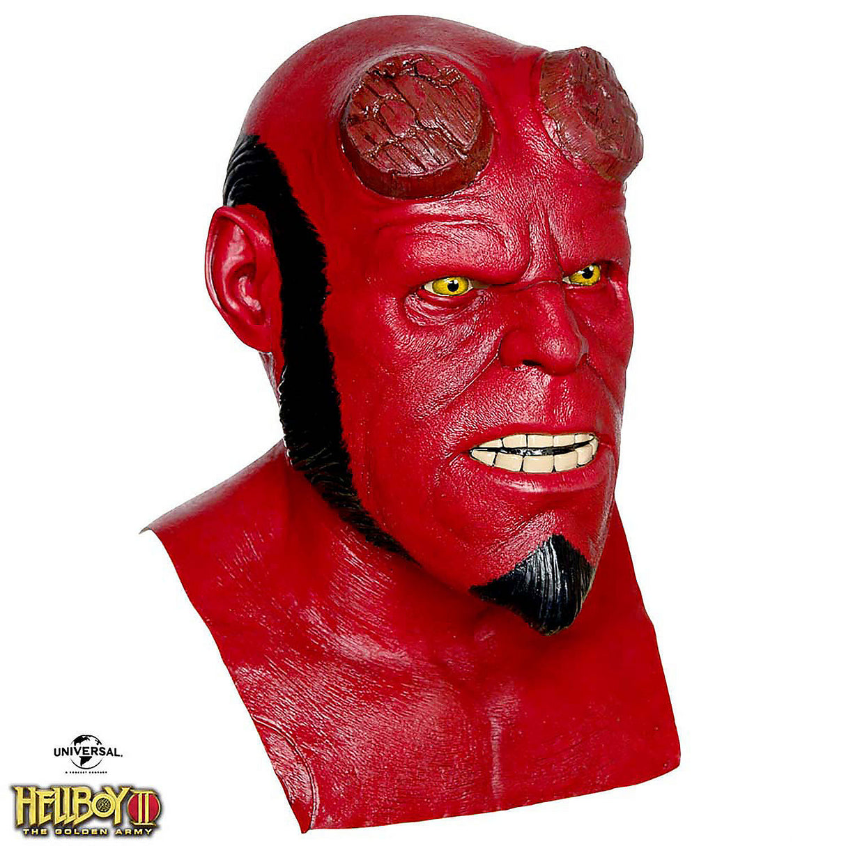 Premium Hellboy Overhead Latex Mask for Halloween Events Themed Parties and Cosplay