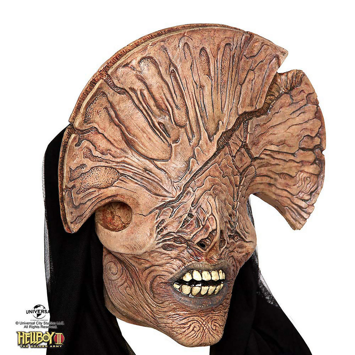 Officially Licensed Hellboy II Angel of Death Latex Mask for Halloween Costumes and Themed Events