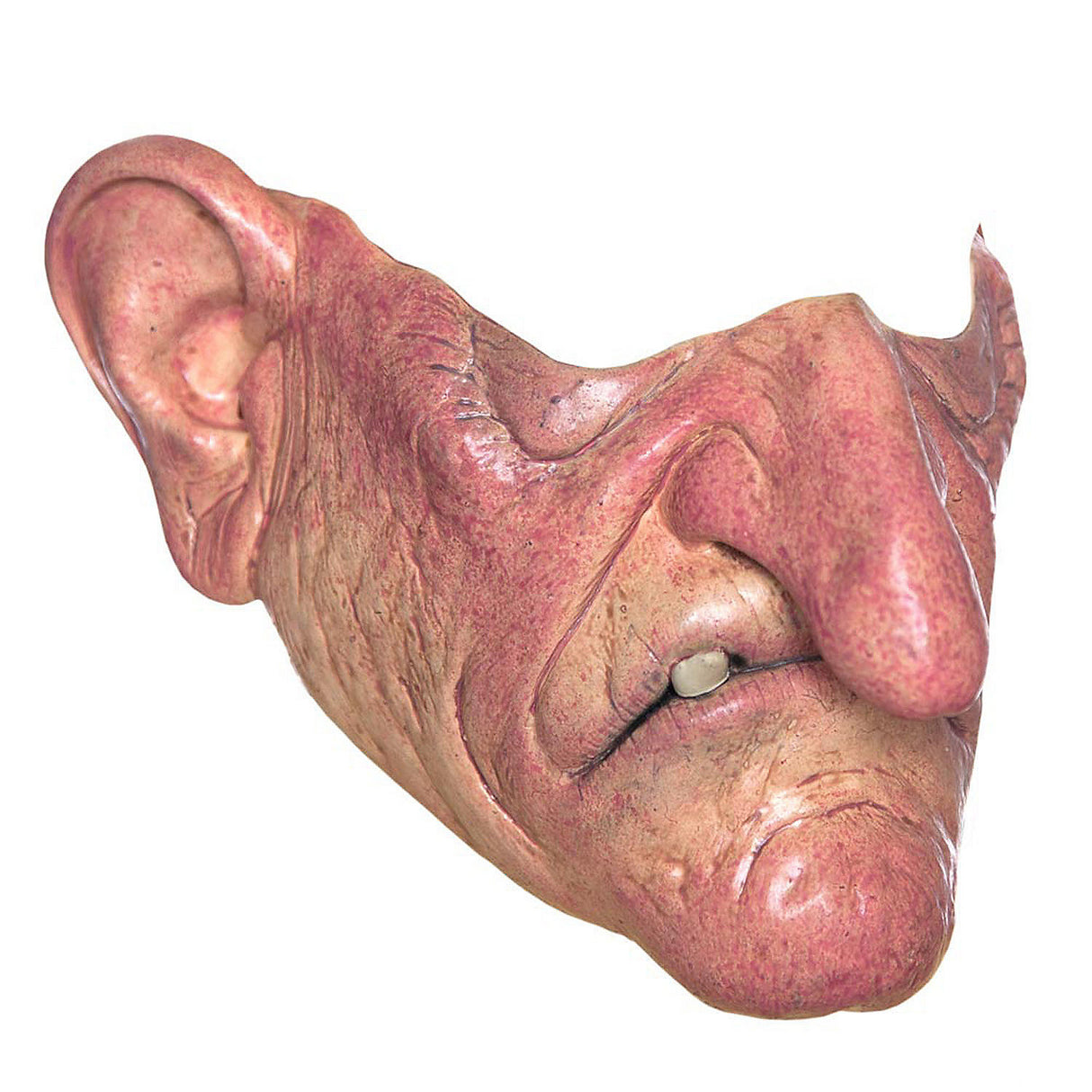 Premium Unhappy Pappy Old Man Half Mask for Halloween Parties and Spooky Themed Events