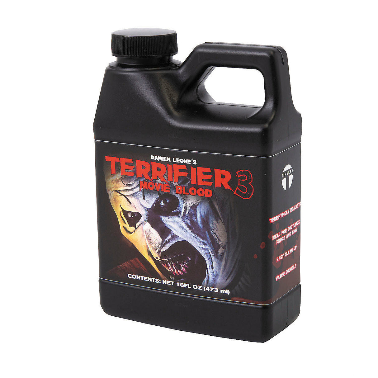 Premium Tinsley Transfers Terrifier 3 Blood Accessory for Halloween Costume Makeup and Scary Movie Effects