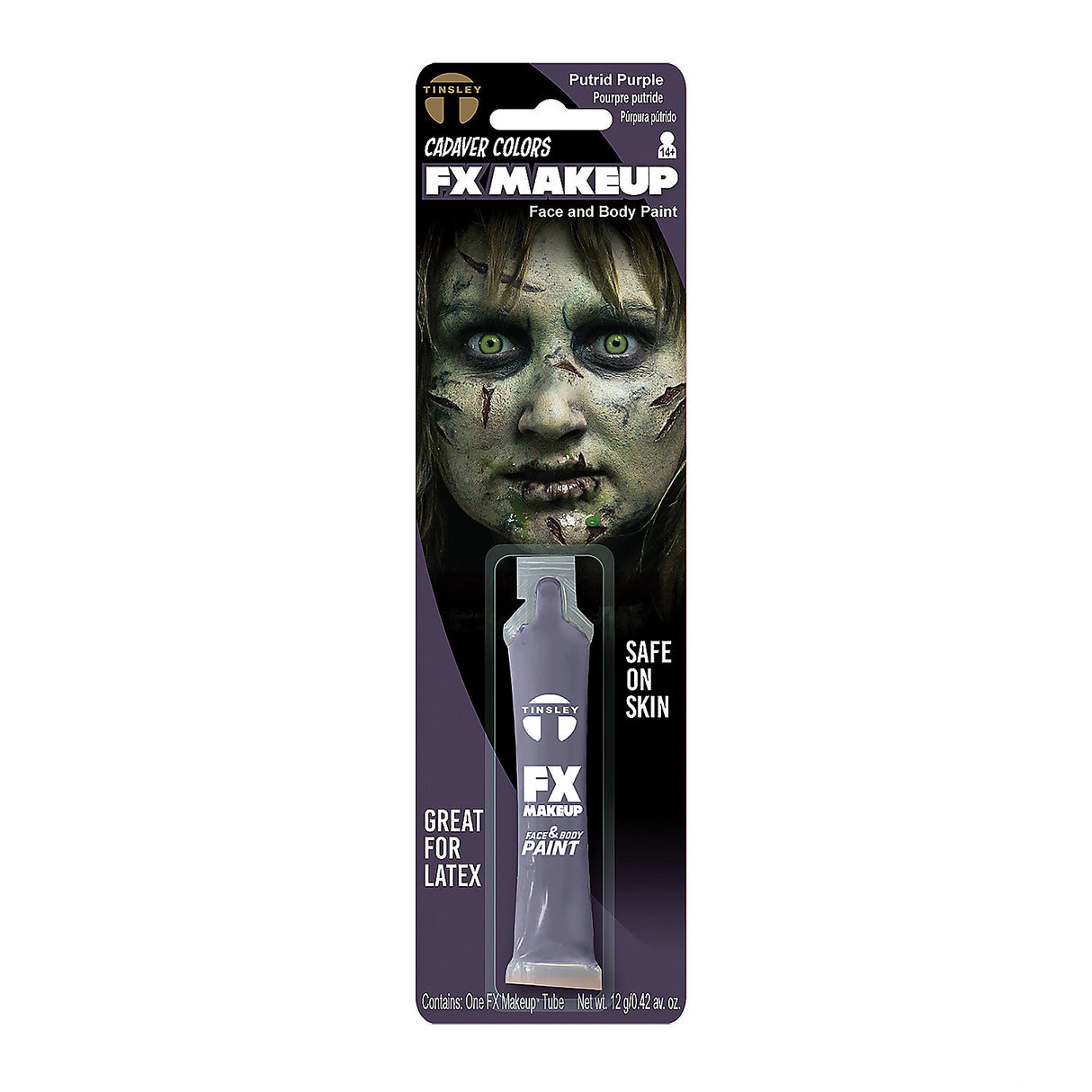 Premium Putrid Purple FX Makeup for Halloween Parties Costume Events and Creative Face Painting