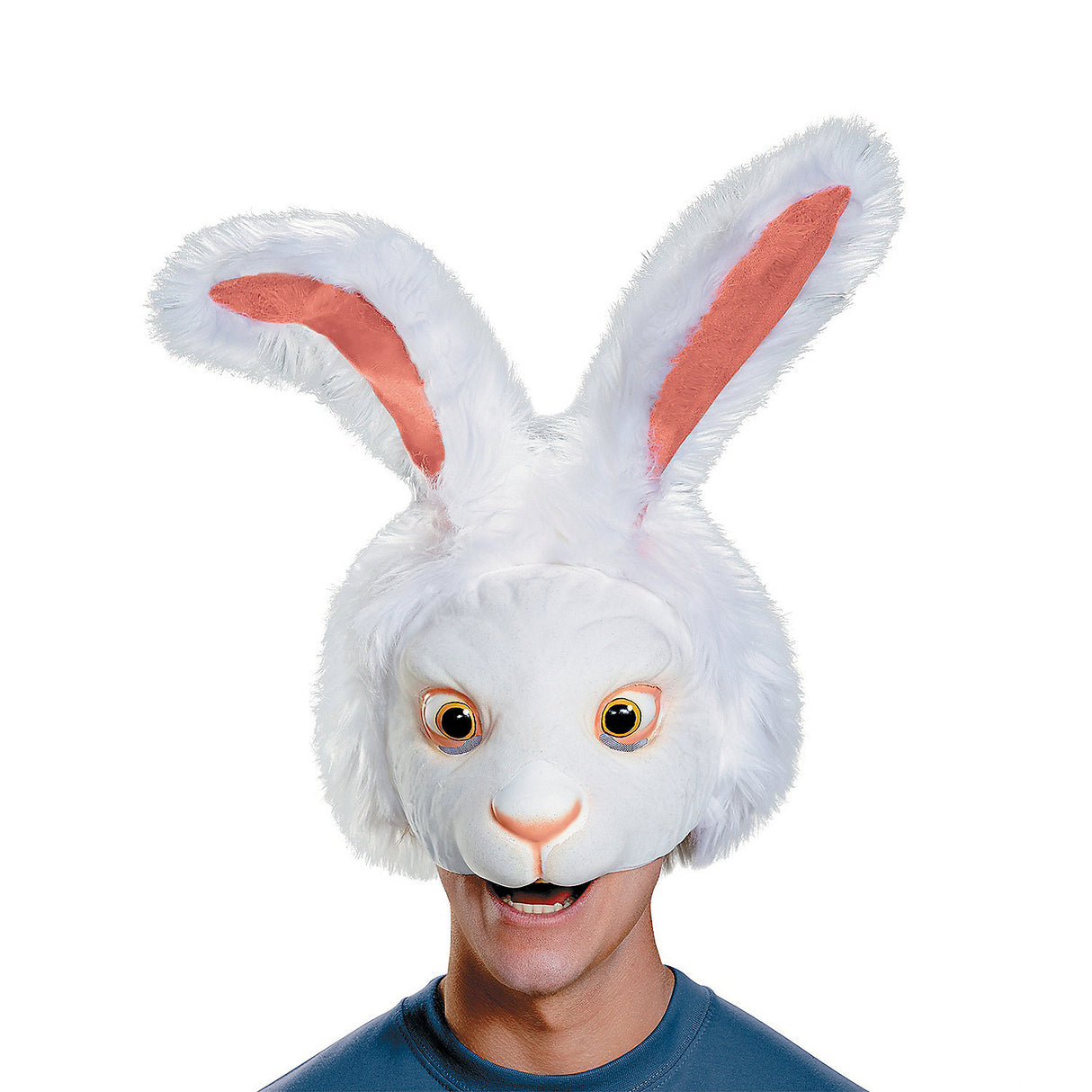 White Rabbit Adult Headpiece for Halloween Parties Costume Events and Alice in Wonderland Themed Celebrations