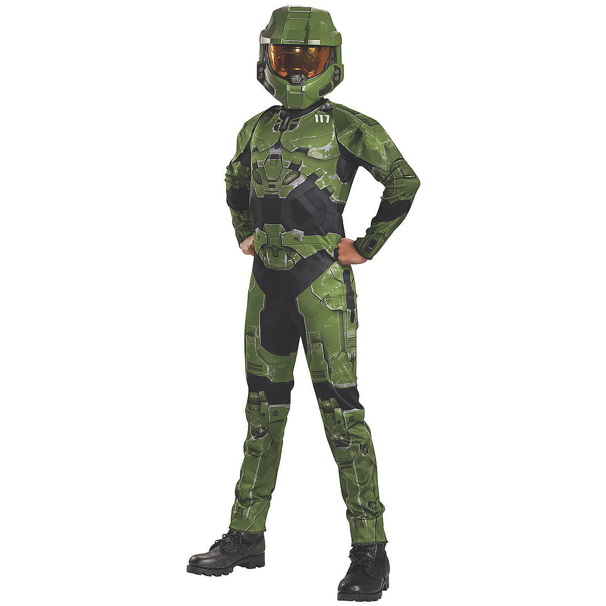 Master Chief Infinite Costume for Kids Halloween Parties and Video Game-Themed Events