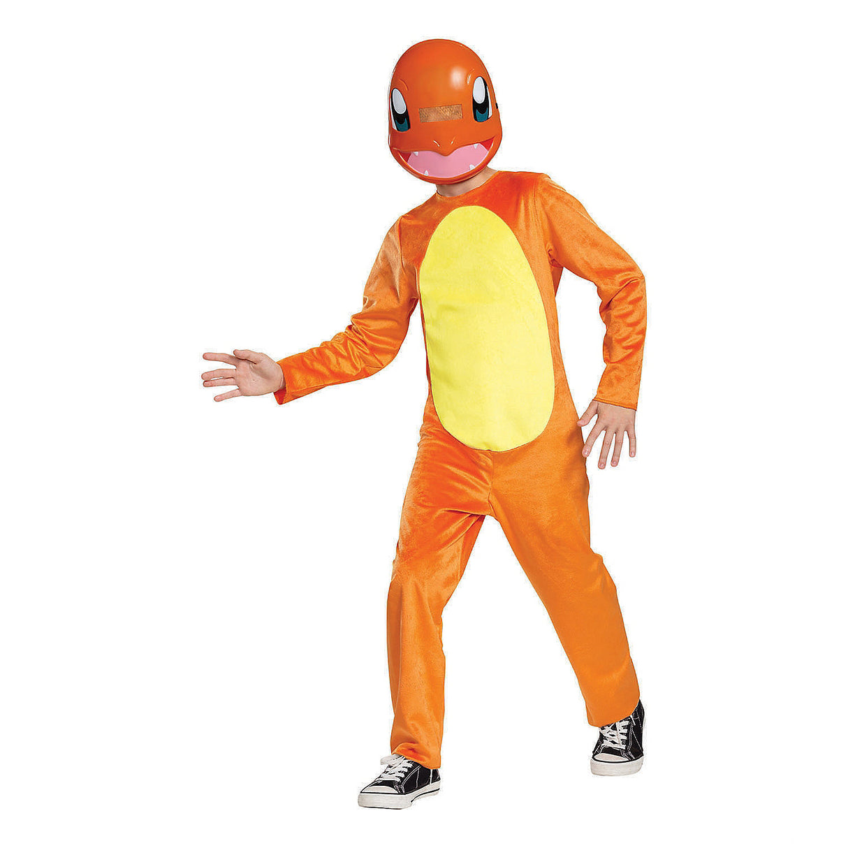 Classic Charmander Child Costume for Pokemon Fans Halloween Parties and Themed Events