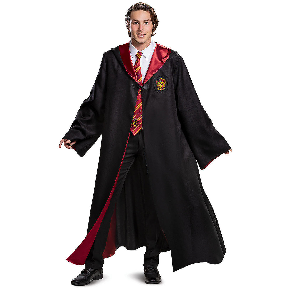 Premium Adults Prestige Harry Potter Gryffindor Robe for Halloween Events and Themed Dress-Up Parties