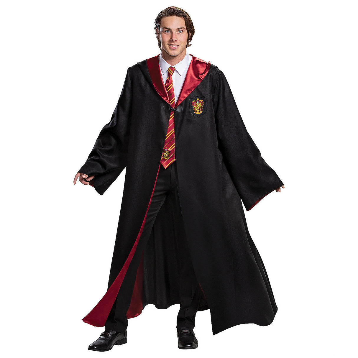 Deluxe Harry Potter Gryffindor Robe for Halloween Cosplay Parties and Wizarding Events