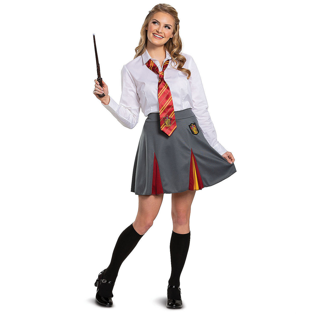 Stylish Adult Gryffindor Skirt for Harry Potter Costumes and Halloween Parties