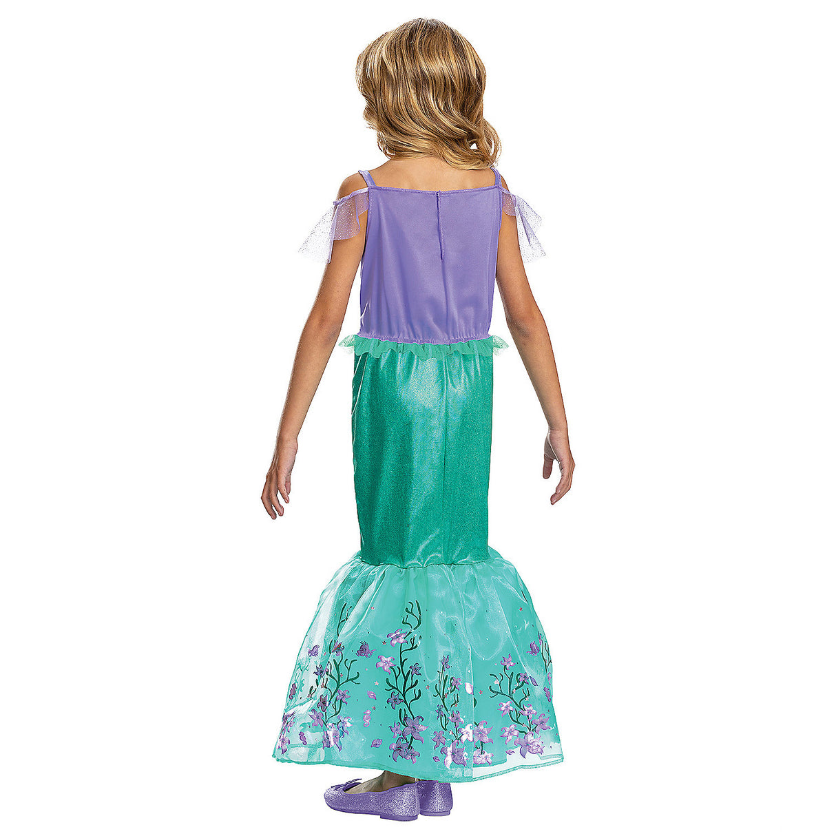 Kid's Deluxe Little Mermaid Ariel Costume for Halloween Trick-or-Treating and Imaginative Play Adventures
