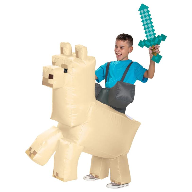 Kids Inflatable Minecraft Llama Ride-On Costume