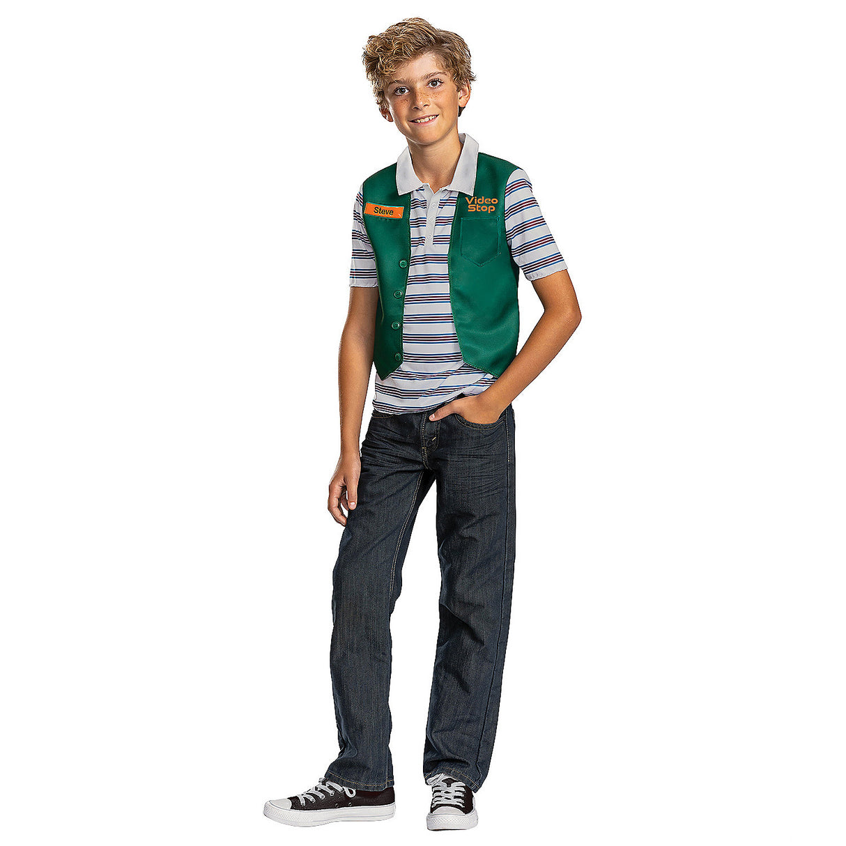 Tween Classic Stranger Things S4 Steve Costume for Halloween Parties Trick-or-Treating and Costume Events
