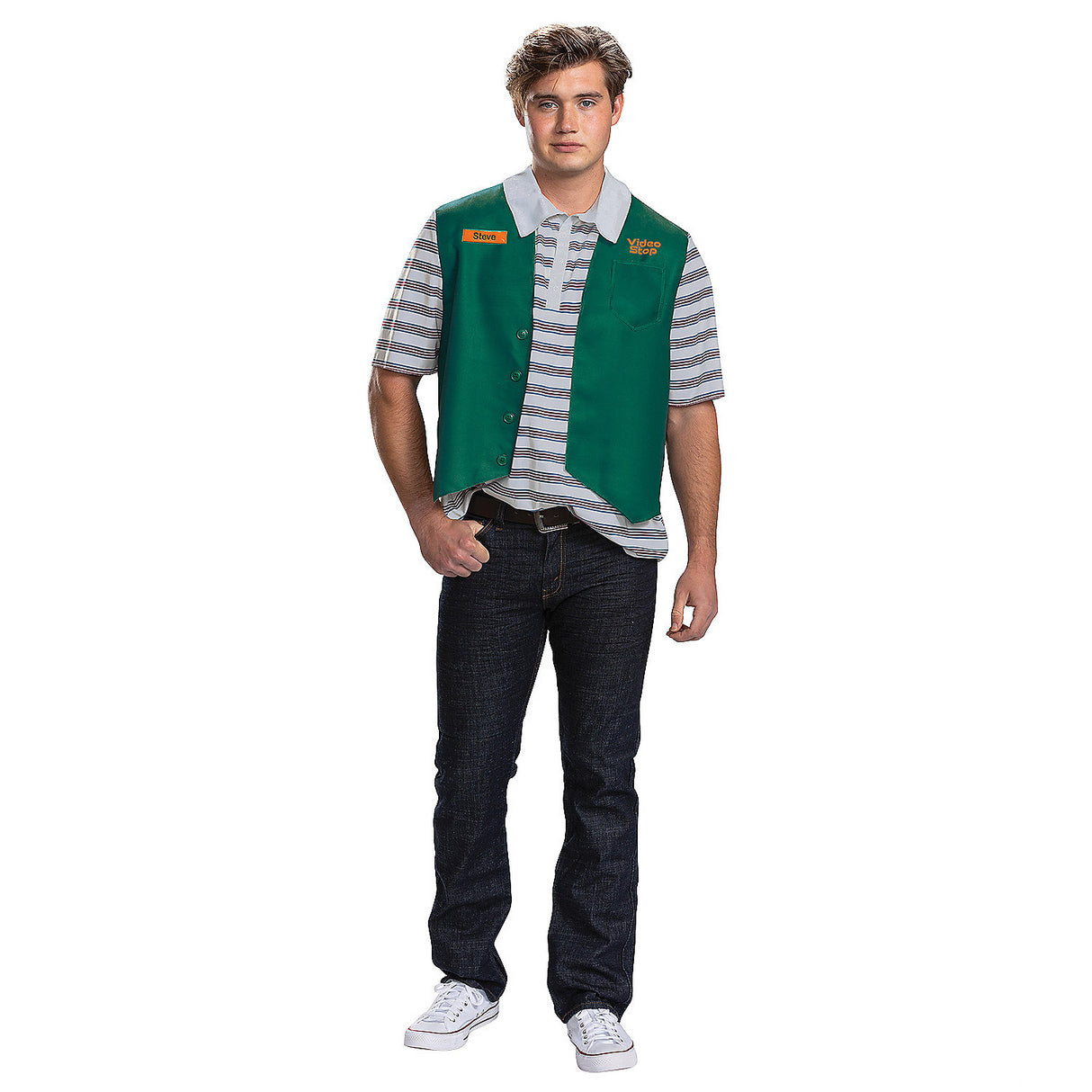 Deluxe Steve Costume from Stranger Things Season 4 for Halloween Parties and Theme Events