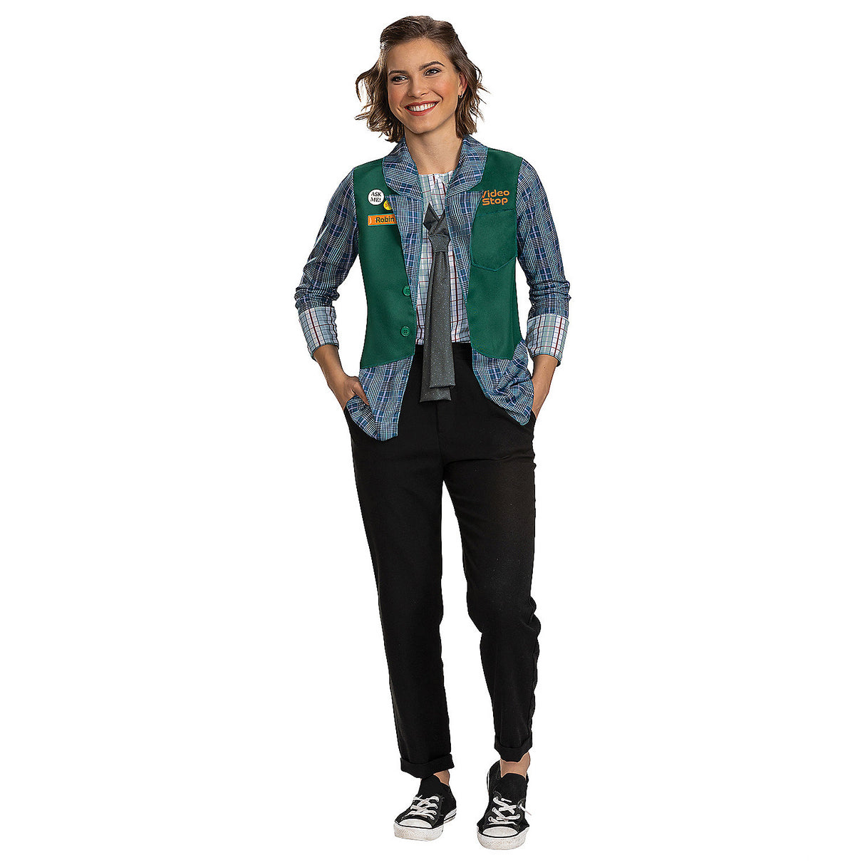 Women's Deluxe Stranger Things S4 Robin Costume for Halloween Parties and Themed Events