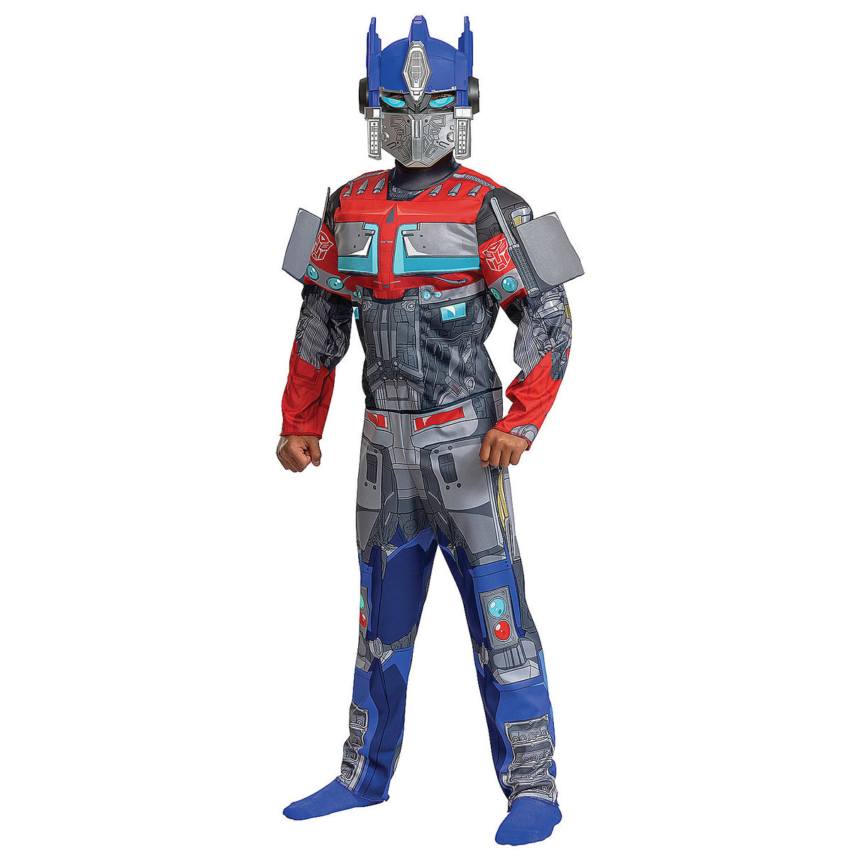 Toddler Classic Muscle Optimus Prime Costume for Halloween Parties Dress Up and Imaginative Play