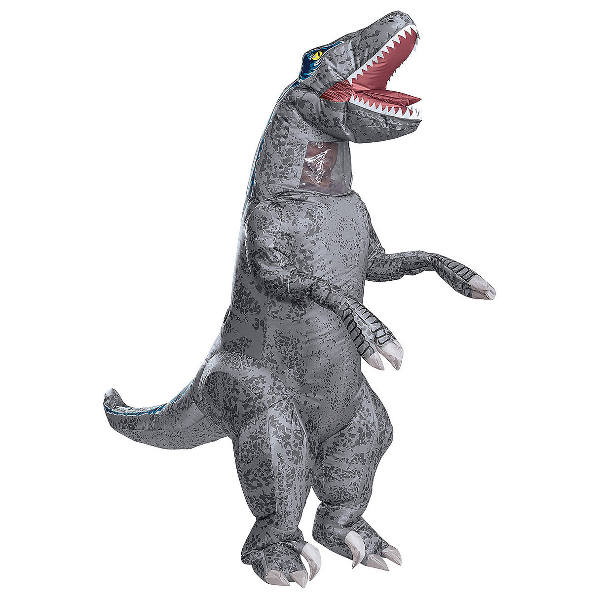 Adult Inflatable Jurassic World Blue Costume for Halloween Parties and Fun Dress-Up Events