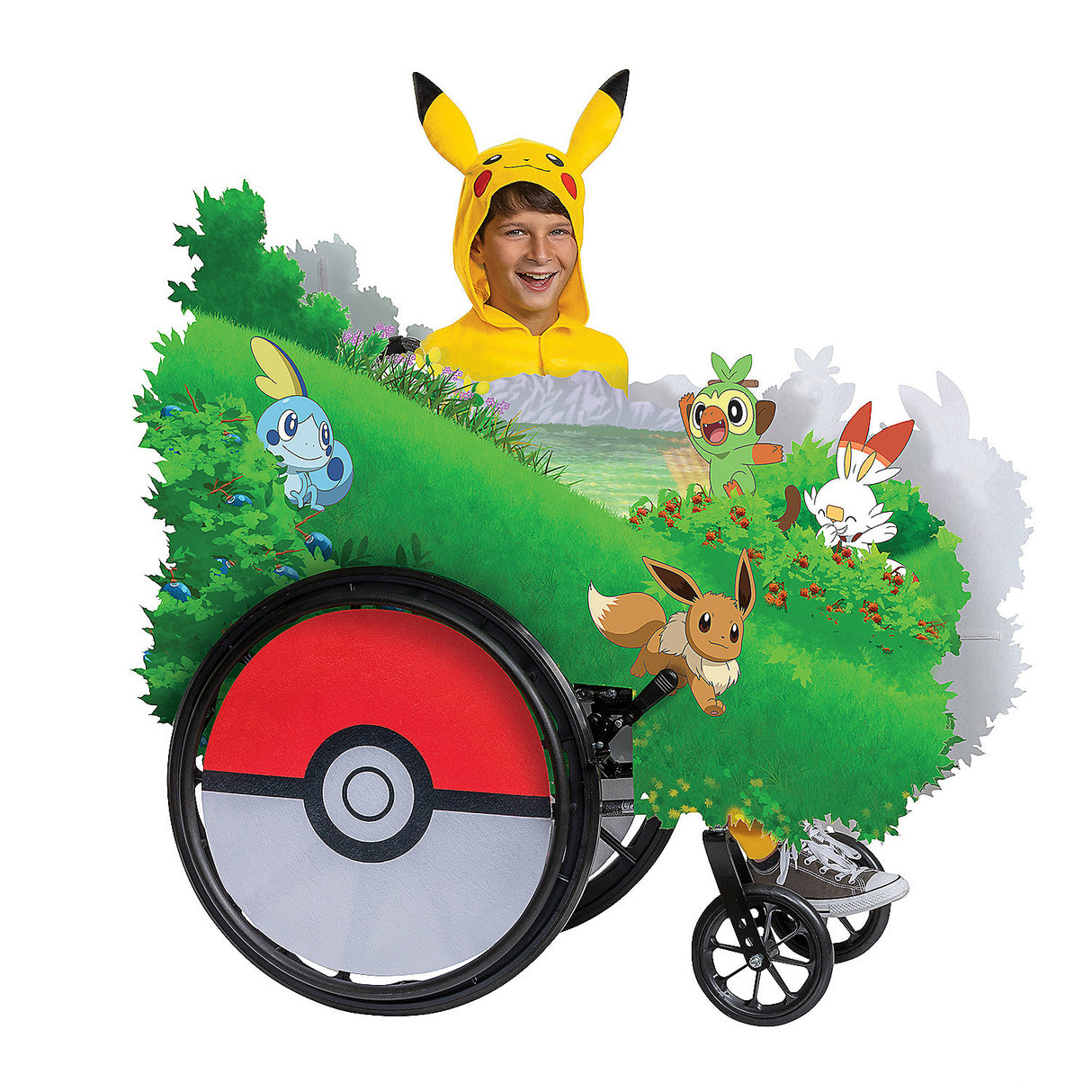 Pokémon Adaptive Wheelchair Cover Costume for Halloween Events School Festivities and Community Celebrations