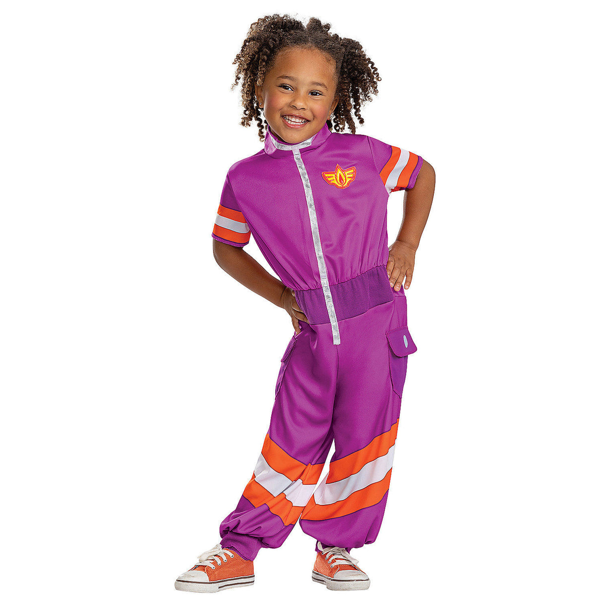 Kid's Classic Disney Firebuds Violet Costume for Halloween Parties and Imaginative Play