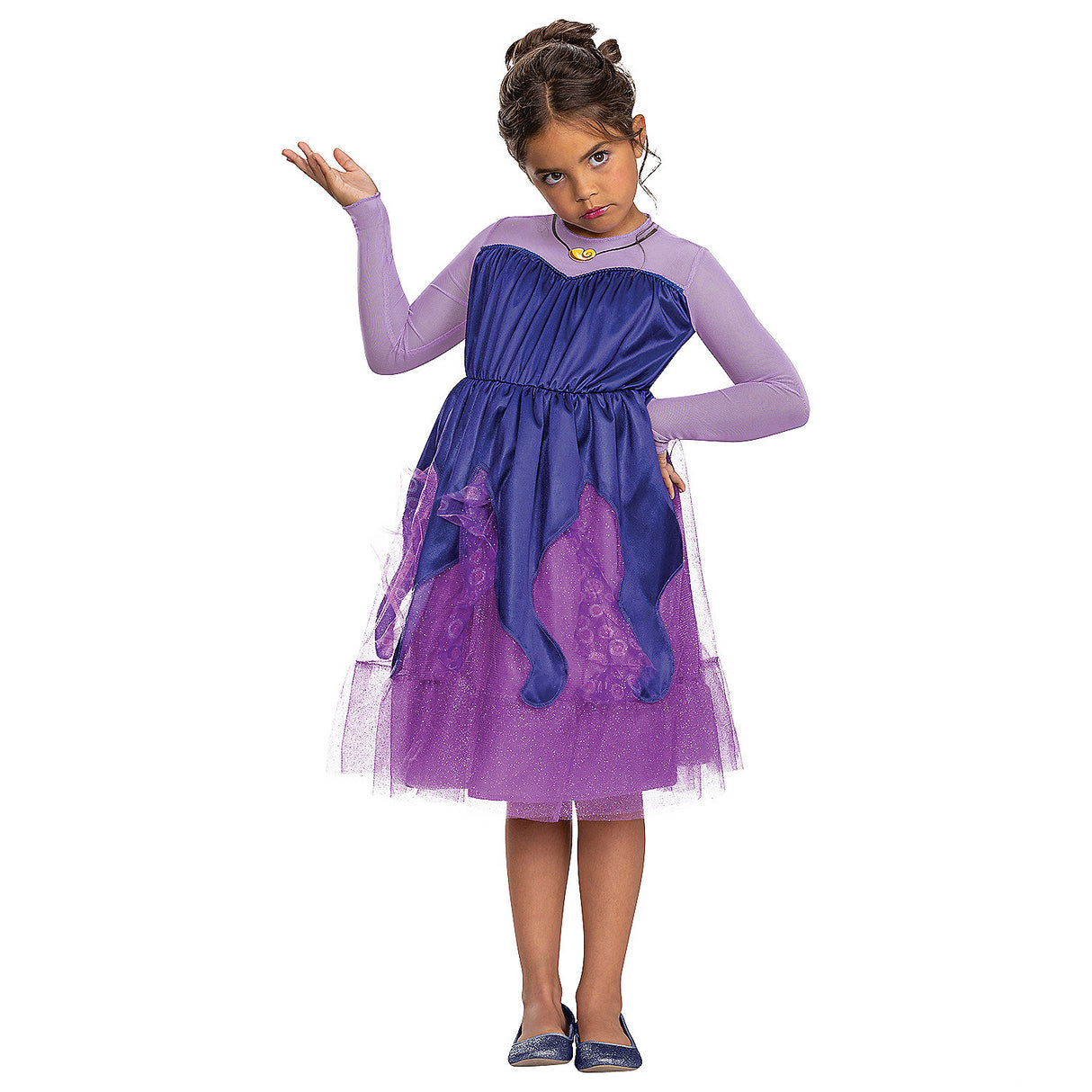 Enchanting Kid’s Classic Little Mermaid Ursula Costume for Halloween Dress Up Parties and Imaginative Play Adventures