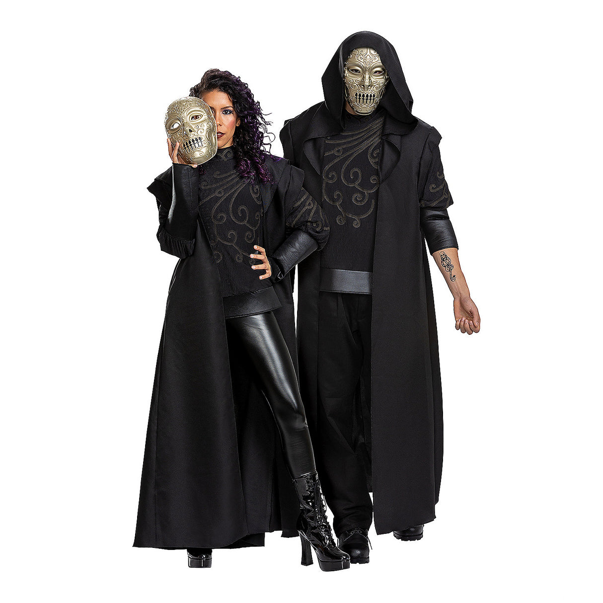 Deluxe Harry Potter Death Eater Costume for Halloween Theme Parties and Cosplay Events