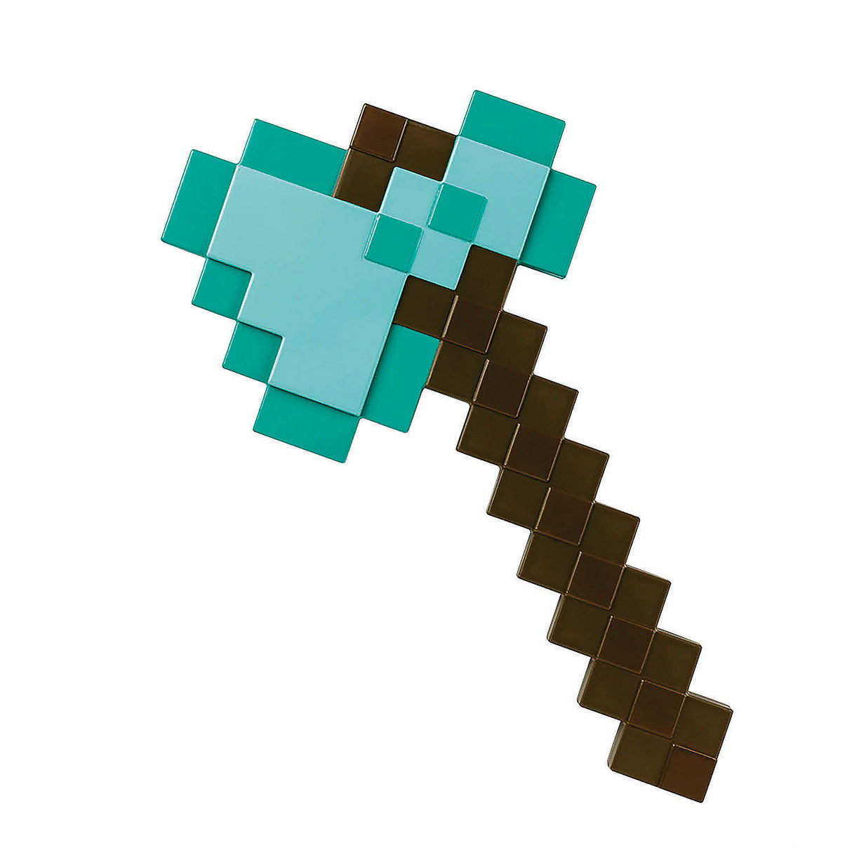Authentic 16 3/4 Inch Minecraft Diamond Axe Costume Accessory for Game-Themed Parties and Cosplay Events