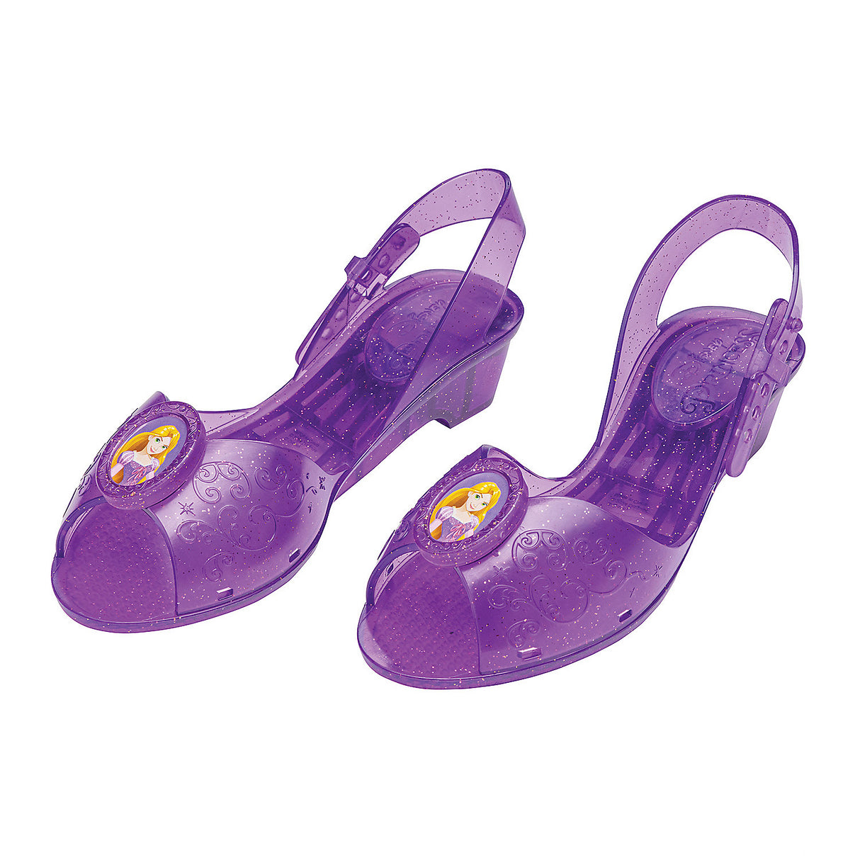 Magical Rapunzel Jelly Shoes for Girls Perfect for Dress-Up and Disney Themed Events
