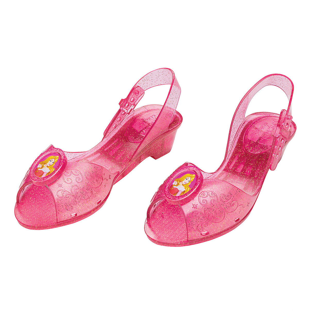 Charming Disney's Sleeping Beauty Aurora Jelly Shoes for Girls Halloween Dress Up and Playtime Adventures