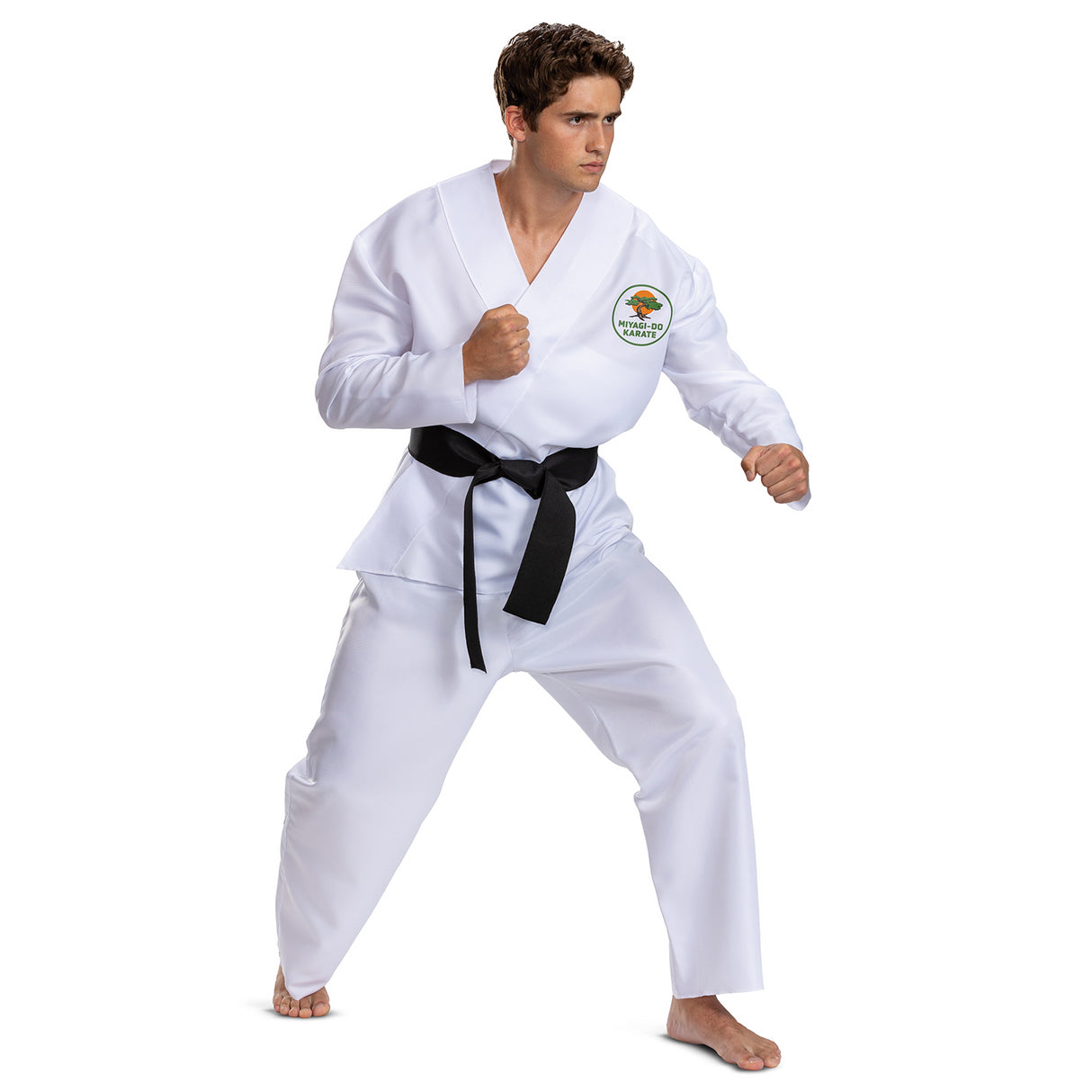 Authentic Adults Classic Cobra Kai Miyagi-Do Costume for TV Series Fans and Halloween Events