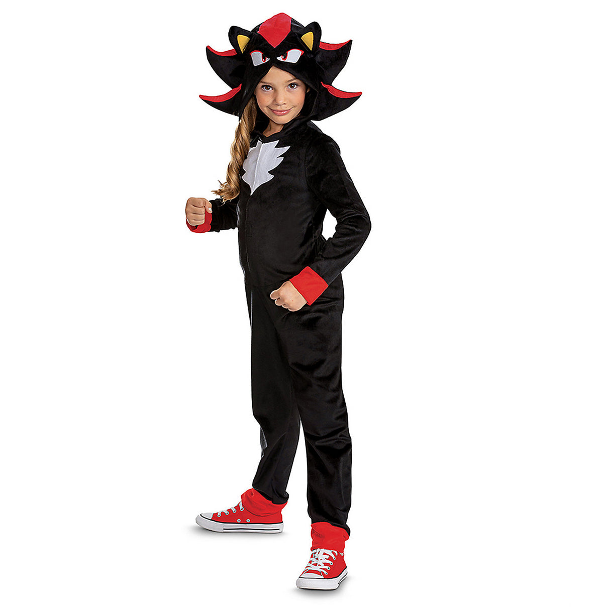 Kids Shadow the Hedgehog Costume for Halloween Parties and Superhero Dress Up Events