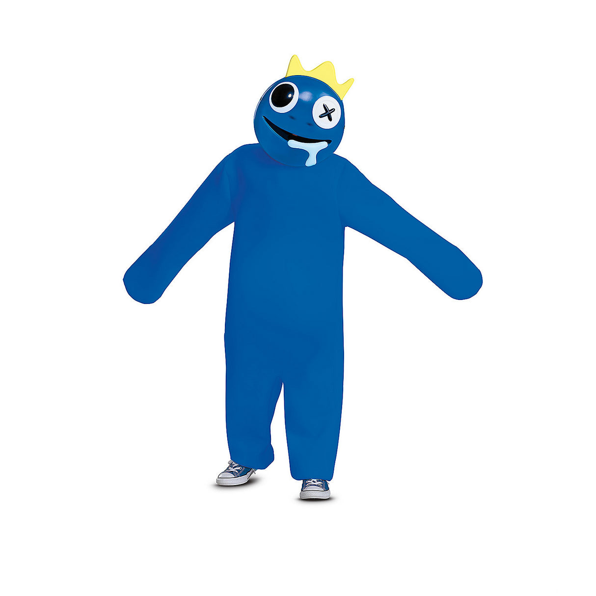 Deluxe Kids Rainbow Friends Blue Costume for Roblox Gaming Events and Halloween Dress Up