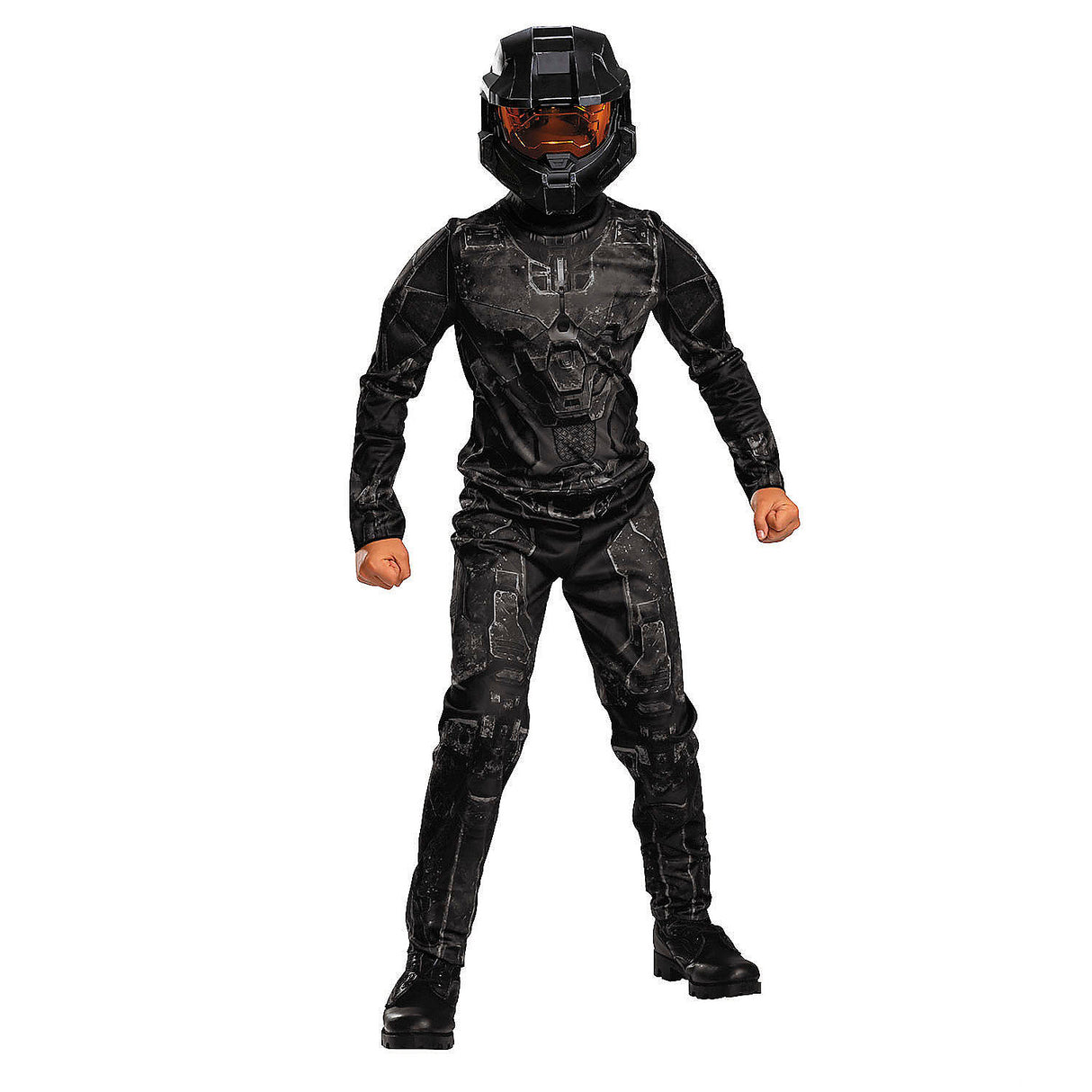 Kids Classic Halo Stealth Spartan Costume for Halloween Parties and Trick or Treating Adventures