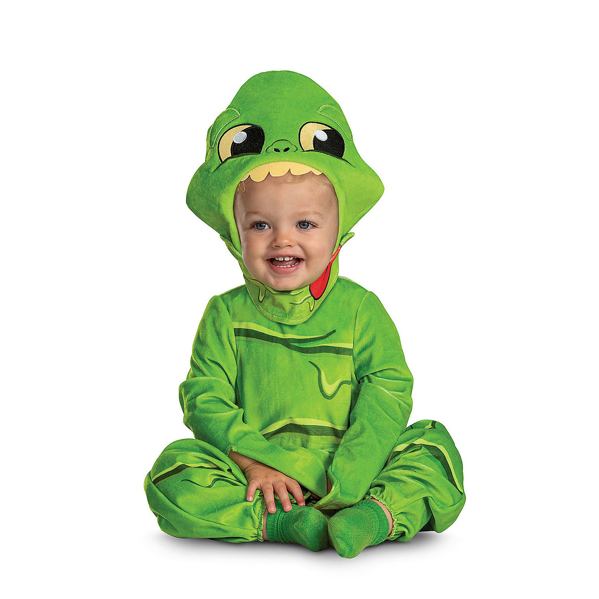 Charming Baby Ghostbusters Slimer Posh Costume for Toddler Halloween Parties and Playtime Adventures