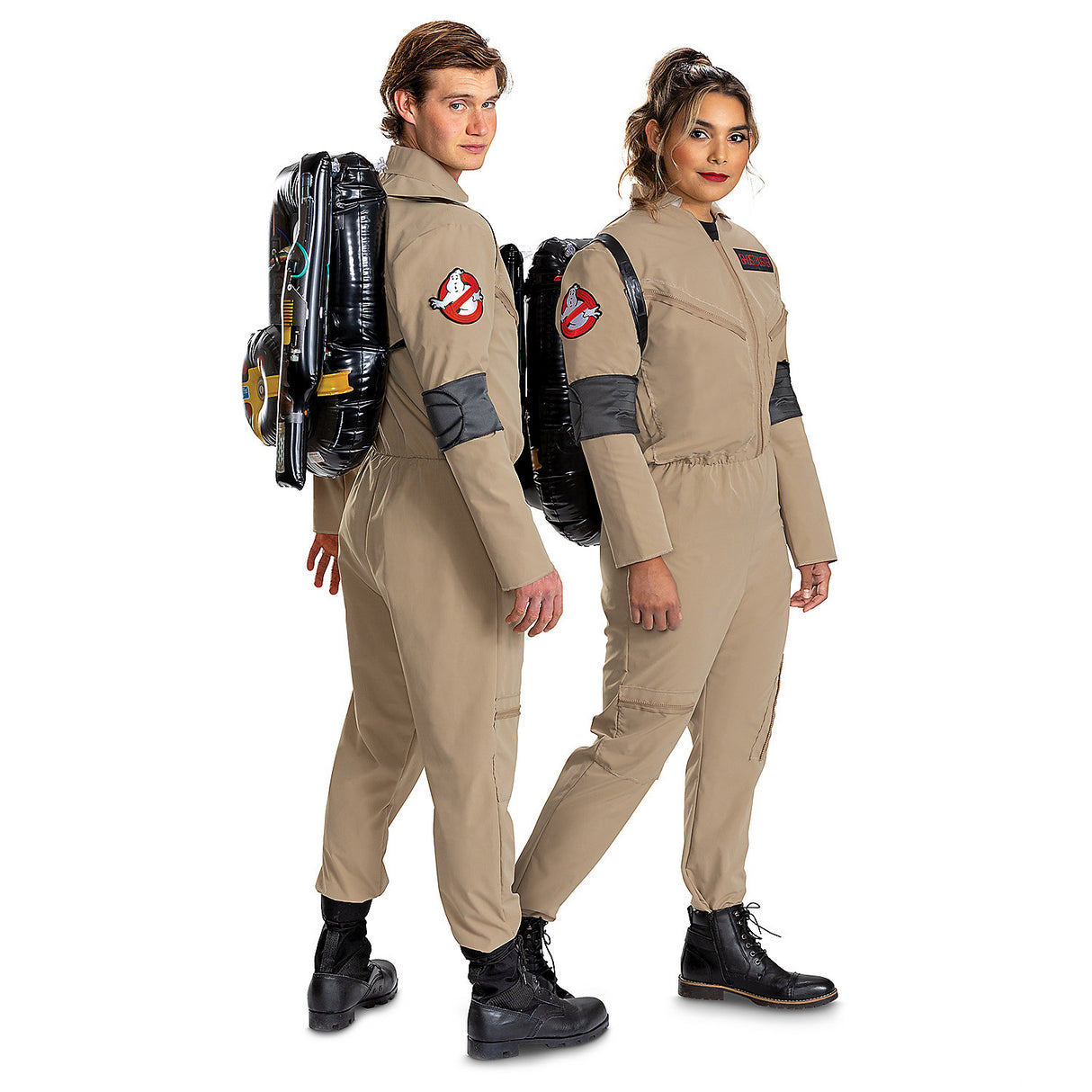 Adult Deluxe Ghostbusters Flight Suit Costume for Halloween Events and Movie Themed Parties