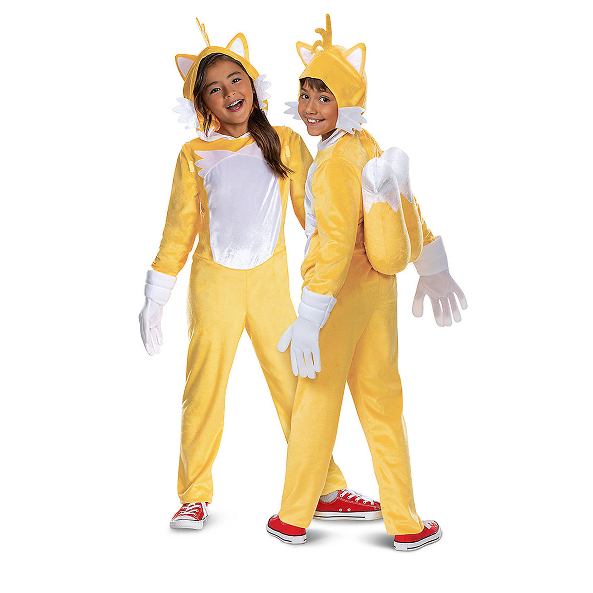 Deluxe Kids Sonic the Hedgehog Tails Costume for Halloween Parties and Superhero Dress Up