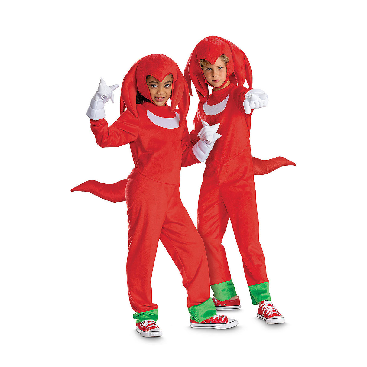 Kids Deluxe Sonic the Hedgehog 3 Knuckles Costume for Halloween Parties and Dress-Up Adventures