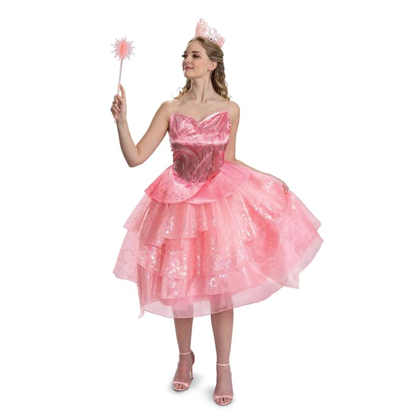 Womens Deluxe Wicked Glinda the Good Witch Costume