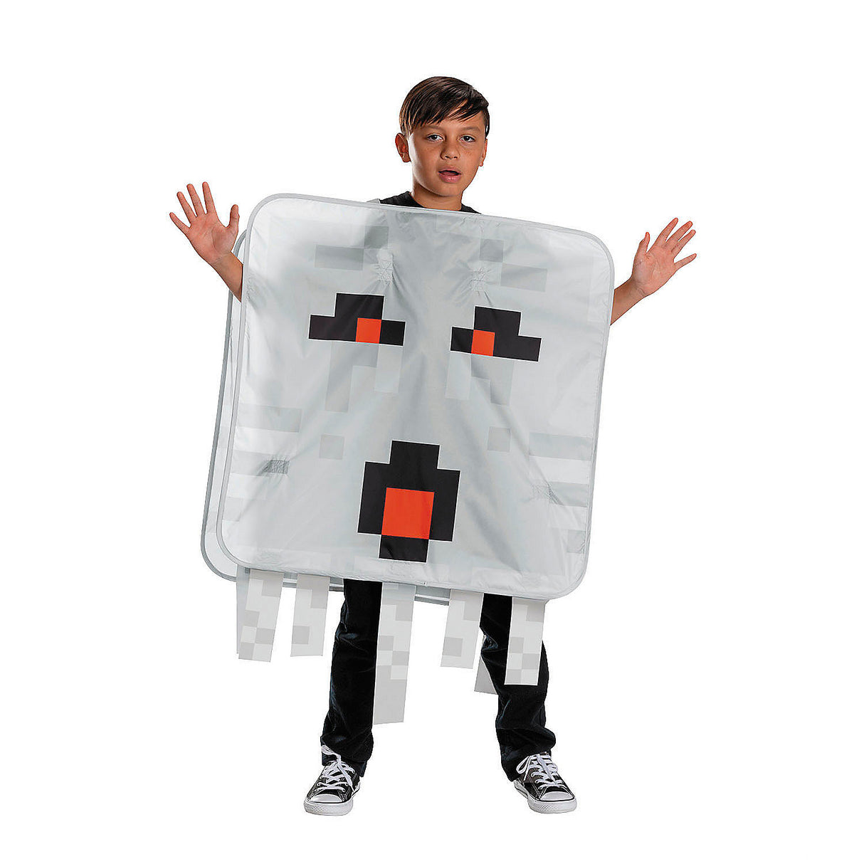 Kids Minecraft Ghast Pop-Out Costume for Halloween Parties and Trick-or-Treating Adventures