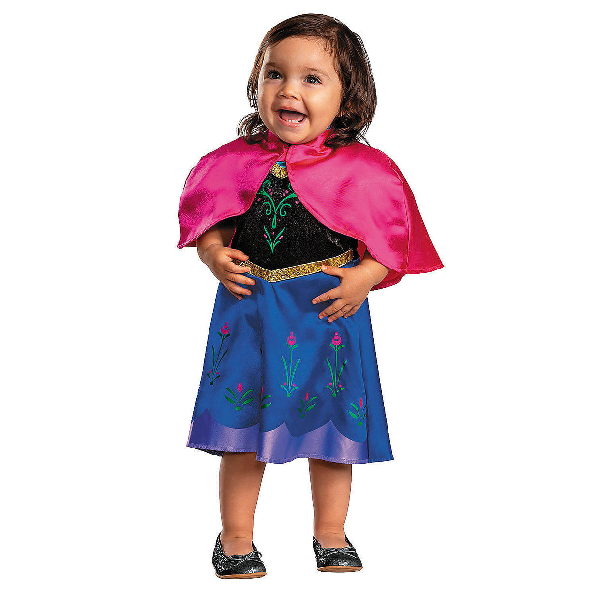 Adorable Baby Classic Disney's Frozen Anna Dress Costume for Halloween Parties and Dress Up Fun