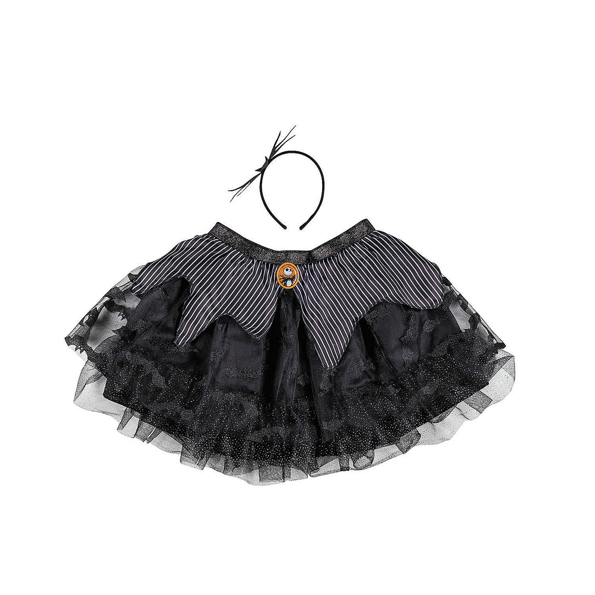 Tween The Nightmare Before Christmas Jack Skellington Tutu Costume Kit - One Size