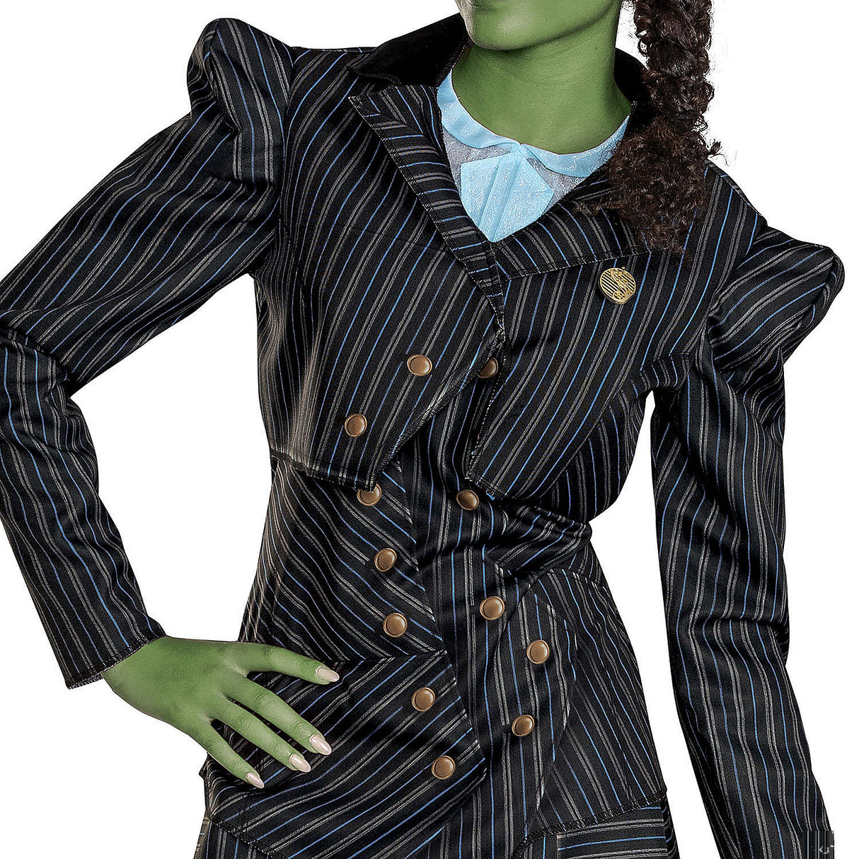 Deluxe Wicked Elphaba Shiz University Dress Costume for Halloween Parties and Themed Events