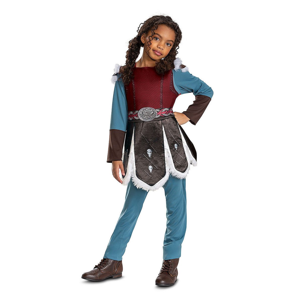 Kids Classic How to Train Your Dragon Live Action Astrid Costume for Halloween Parties School Events and Dress-Up Play