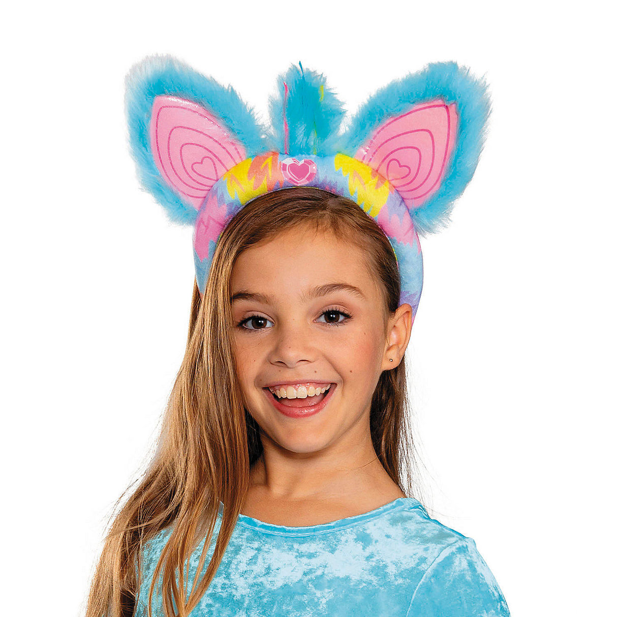 Colorful Kids Furby Tie Dye Ears Headband for Fun Costume Parties and Dress Up Adventures