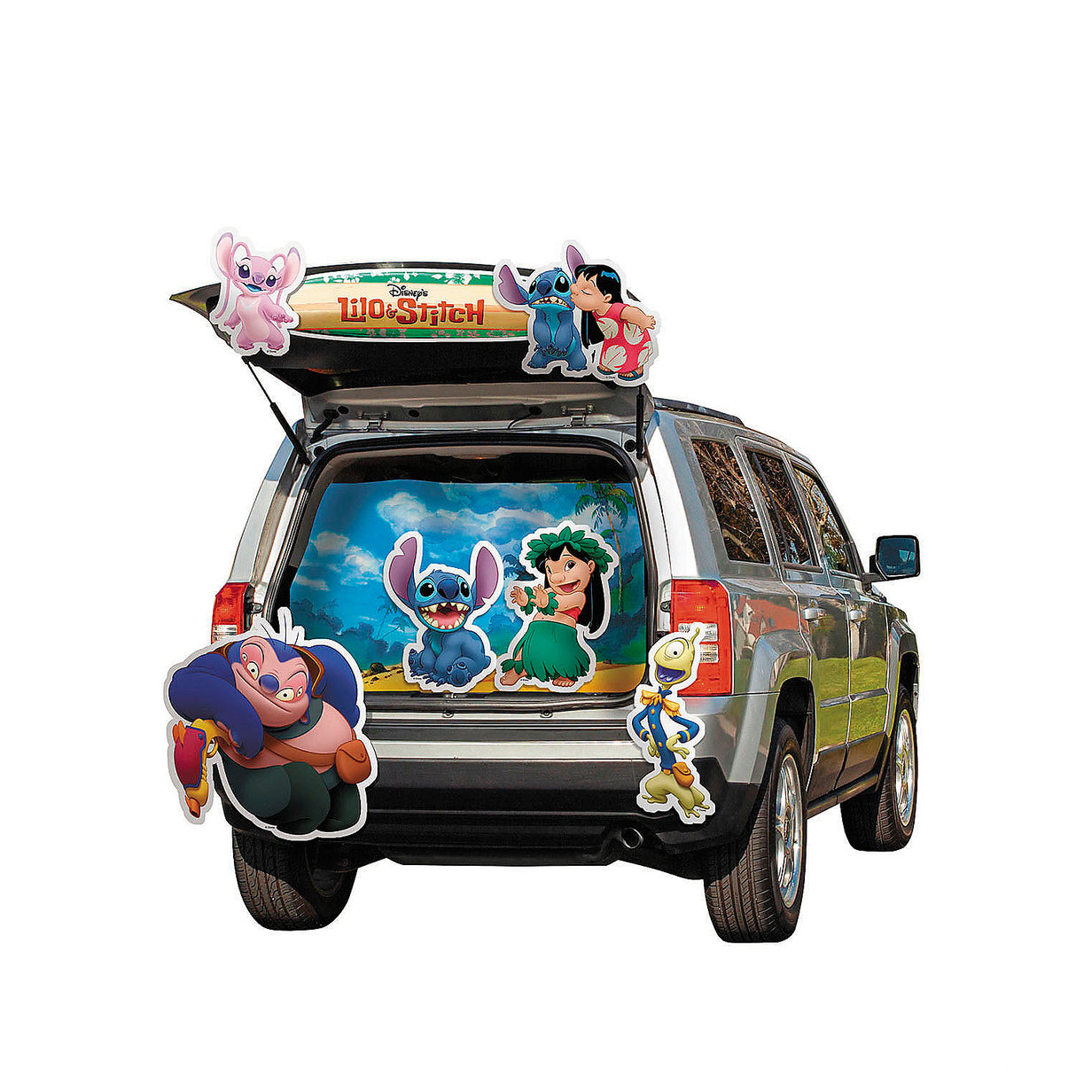 Disney Lilo and Stitch Treat Your Trunk Decorating Kit for Halloween Trunk or Treat Events and Themed Parties