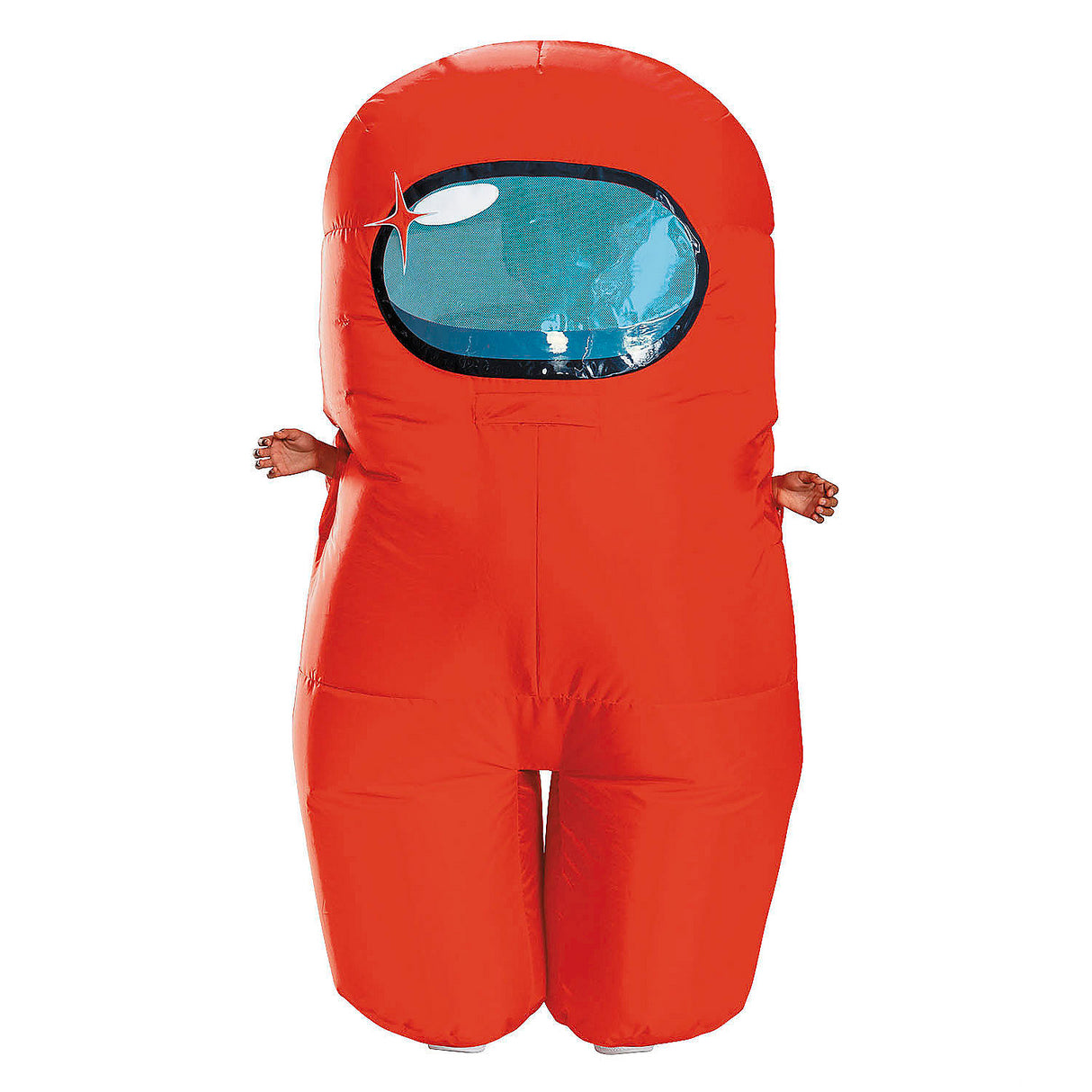 Kids Inflatable Among Us Red Imposter Costume for Halloween Parties School Events and Trick-Or-Treating