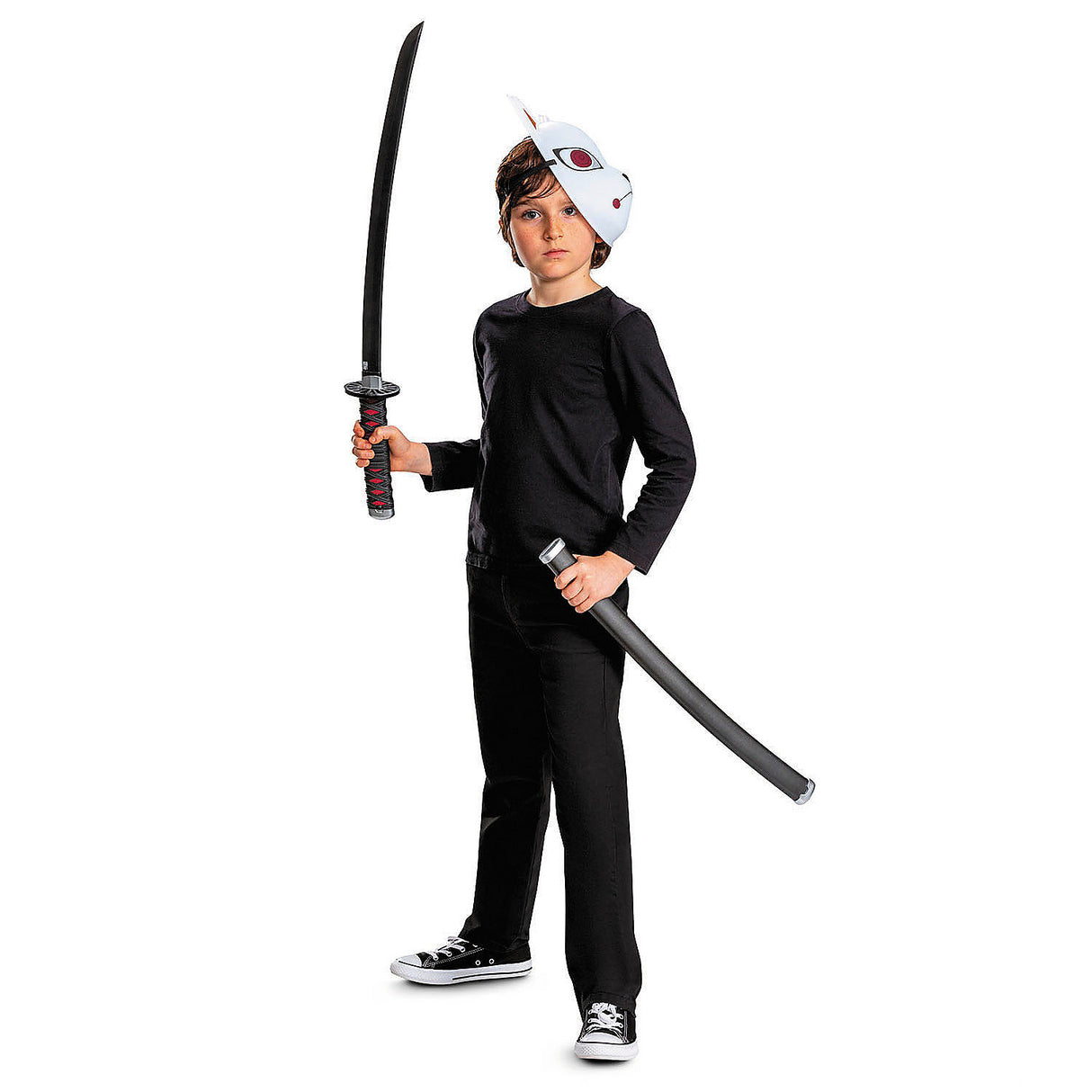Deluxe Kids Demon Slayer Tanjiro Kamado Sword Costume Accessory for Halloween Themed Parties and Cosplay Events