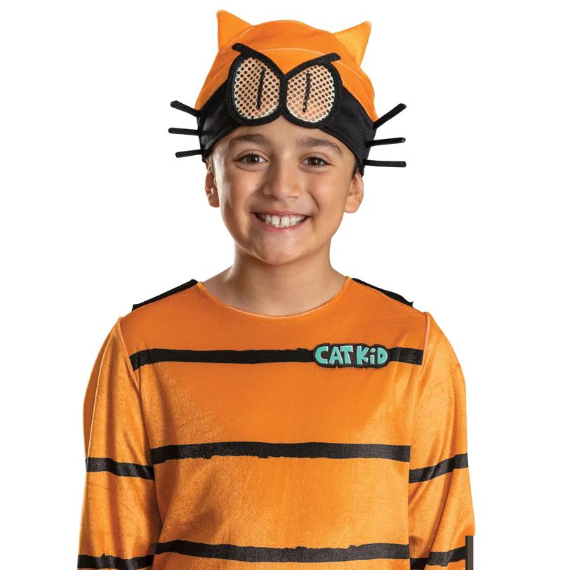 Kids Classic Cat Kid Comic Club Cat Kid Jumpsuit Costume