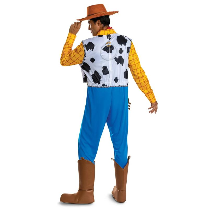 Adults Deluxe Disney Pixar Toy Story Woody Jumpsuit Costume