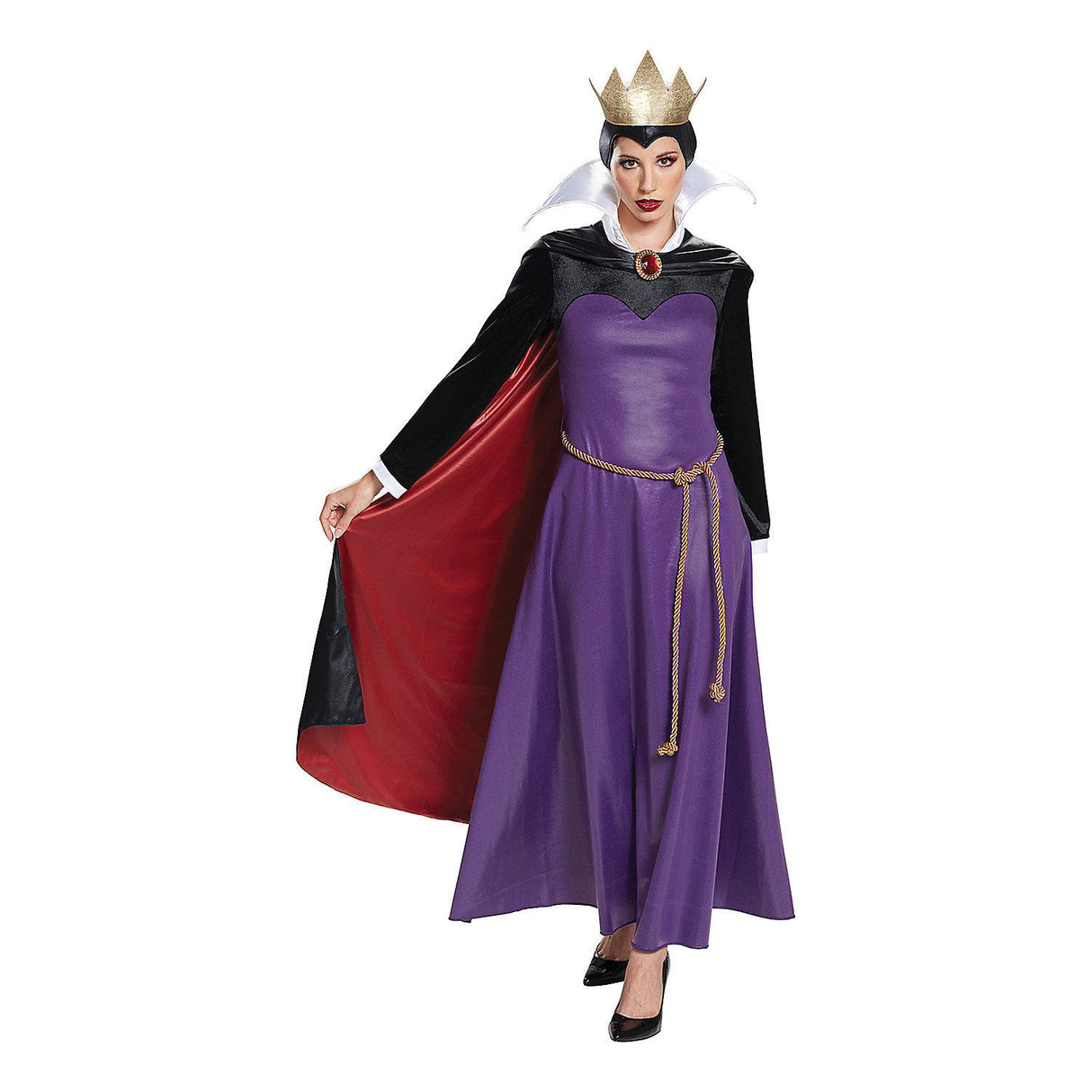 Deluxe Evil Queen Costume for Halloween Parties Dress Up and Themed Events