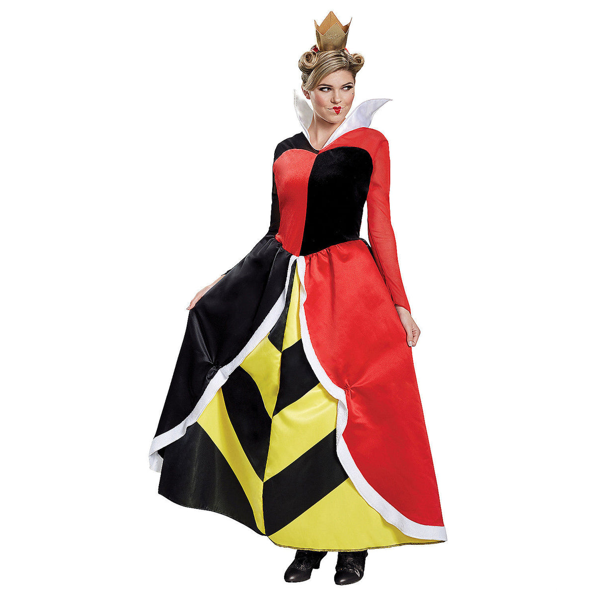 Women's Deluxe Alice in Wonderland Queen of Hearts Costume